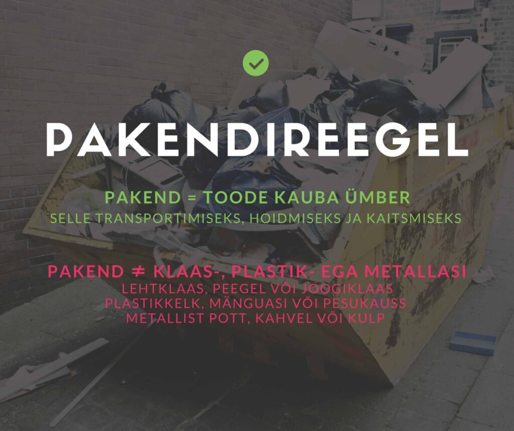 Alusta prügi sorteerimist väikeste sammudega