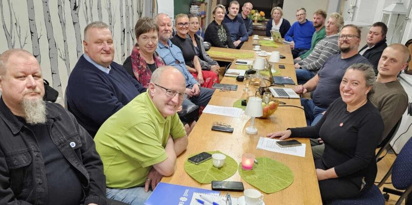 Koalitsiooniläbirääkimised Lõpel. Foto: Terve Vald valimisliit