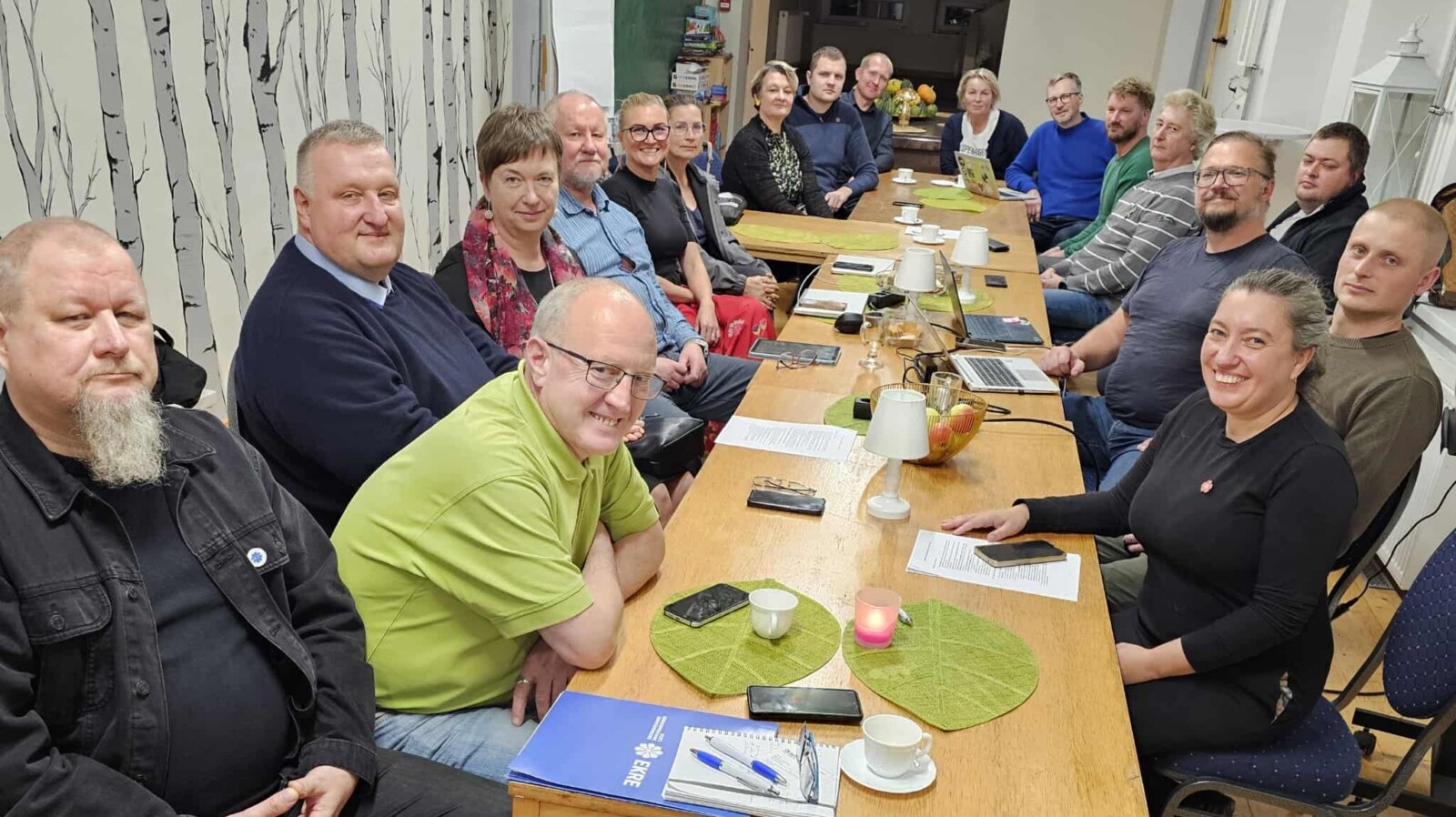 Koalitsiooniläbirääkimised Lõpel. Foto: Terve Vald valimisliit