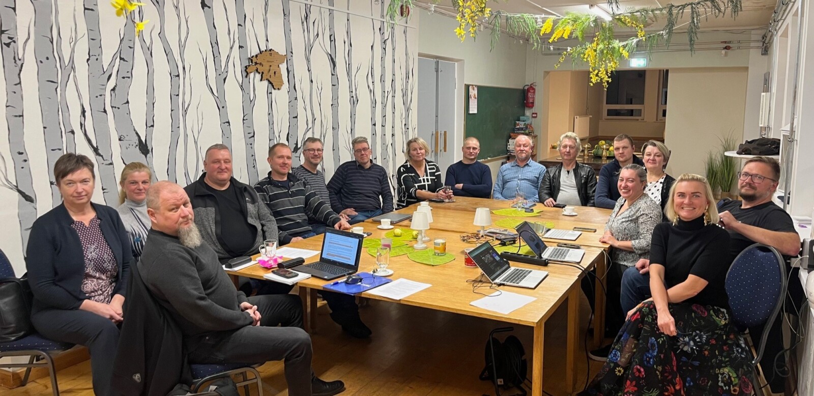 Koalitsiooniläbirääkimised Lõpel. Foto: Terve Vald valimisliit