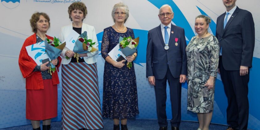 Vasakult: Helle Vambola, Ülle Tammearu, Marje Nikkel, Tiit Mesila, Silvia Lotman, Tarvi Sits. Foto: Avo Kiisk