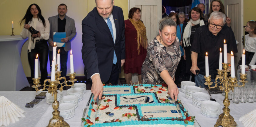 Eesti Vabariigi 108. aastapäeva puhul toimus 18. veebruaril Vatla mõisas pidulik vallaelu edendajate tunnustamisüritus. Foto: Avo Kiisk