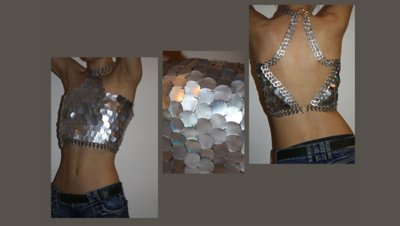 Grete Kürsa „Alumiiniumpurkidest topp“